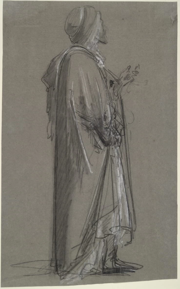 Un arabo in piedi - Yale University Art Gallery